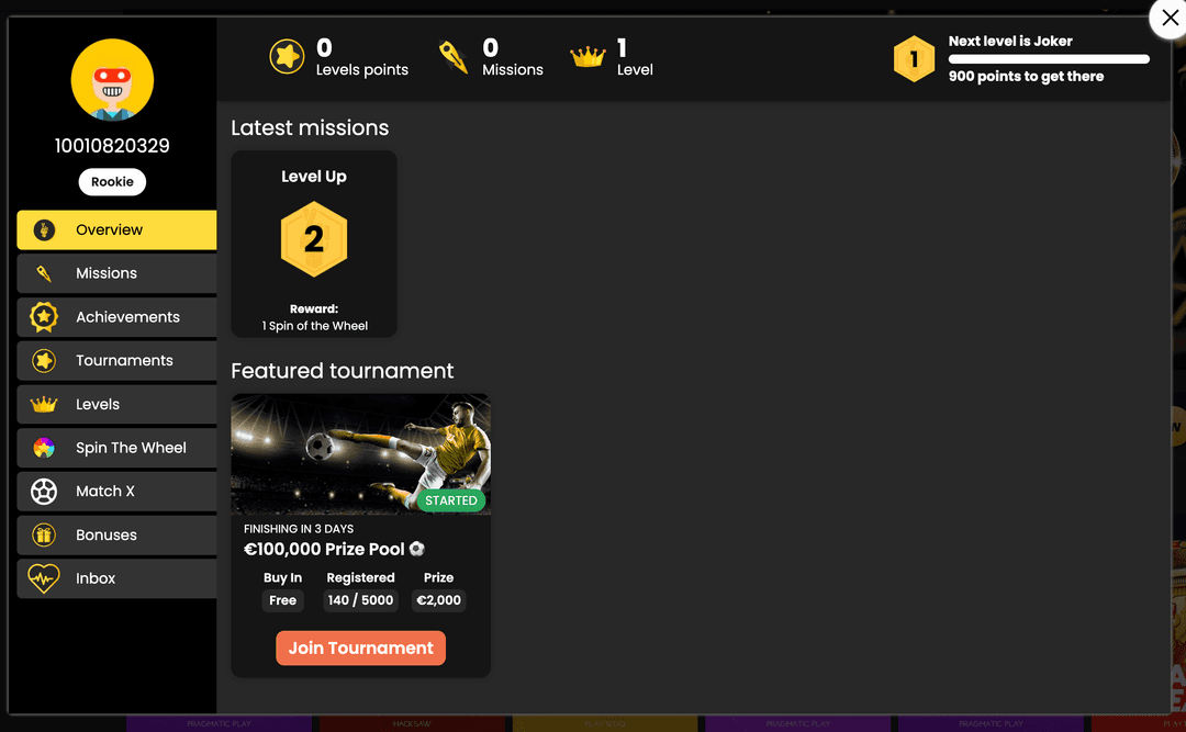lucky block account
